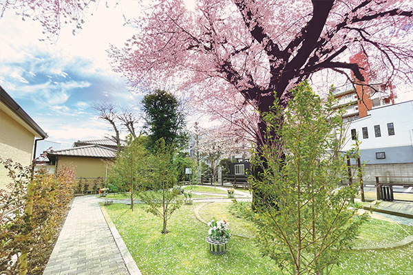 <span class='buried_with_pet'>さくらの樹木葬</span>